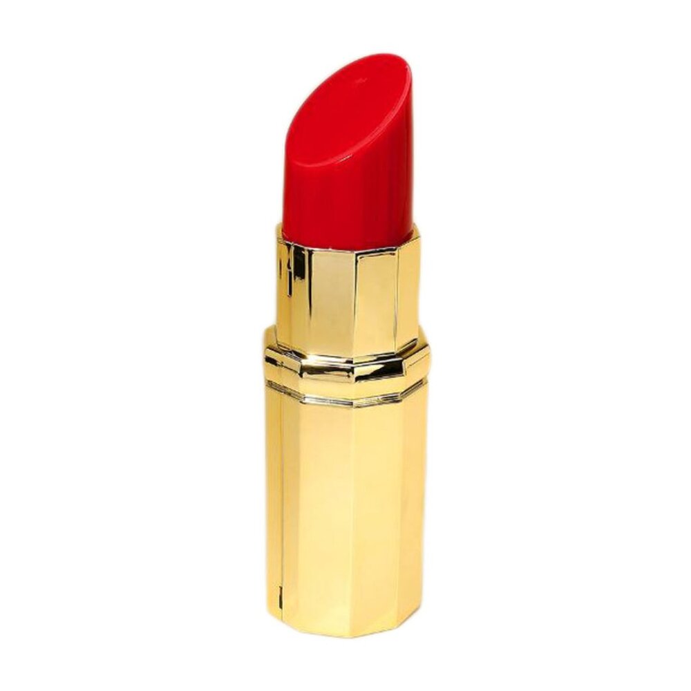 Tigerstars Playful Gold Hardcase Lipstick Clutch Crossbody Bag